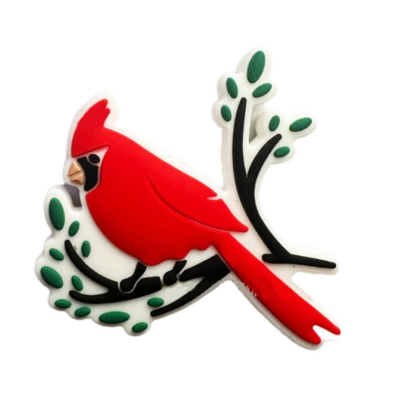 Wholesale 10pcs Diy Twigs and Birds with Silicone Beads